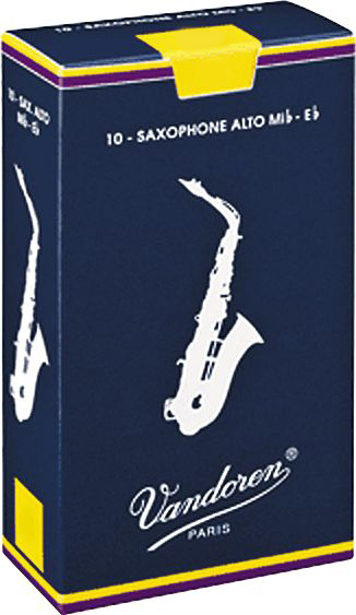 Vandoren Alto Saxophone Reeds Strength 2